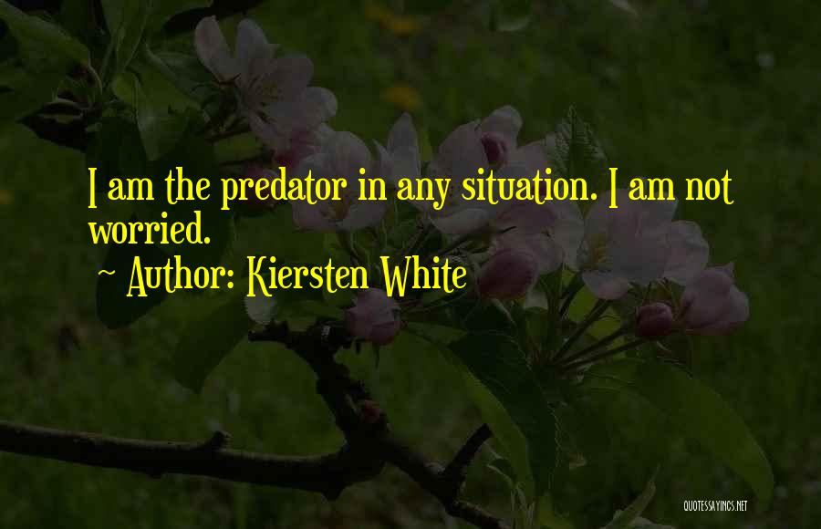 I Am Worried Quotes By Kiersten White