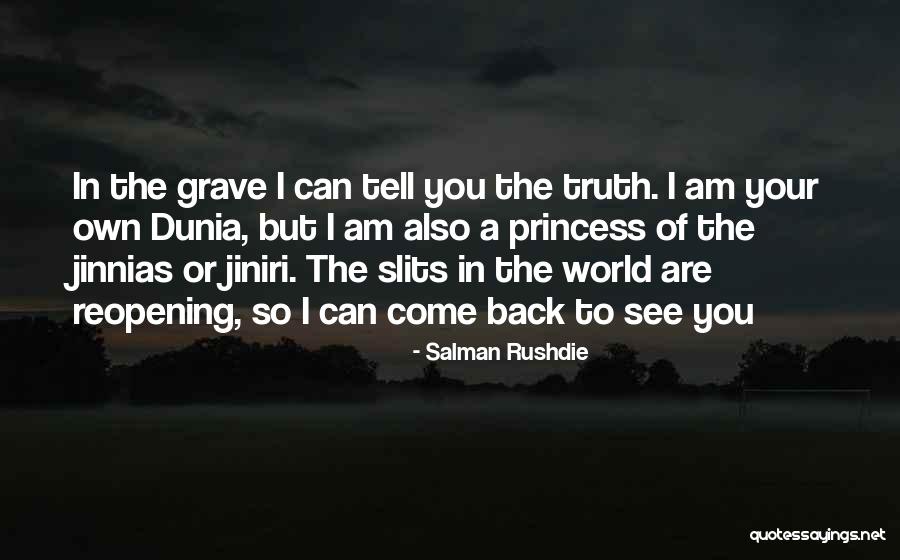 I Am Your Princess Quotes By Salman Rushdie