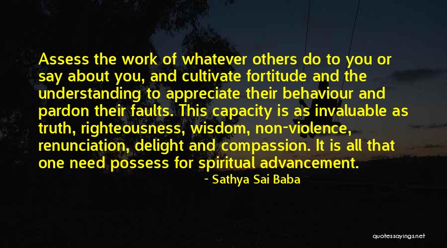 I Appreciate Your Understanding Quotes By Sathya Sai Baba I Appreciate Your Understanding Quotes By Sathya Sai Baba
