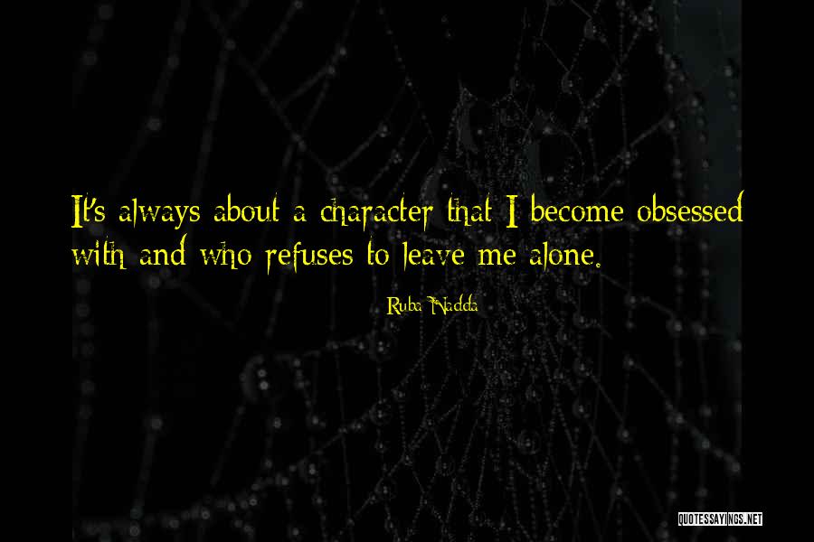 I Become Alone Quotes By Ruba Nadda