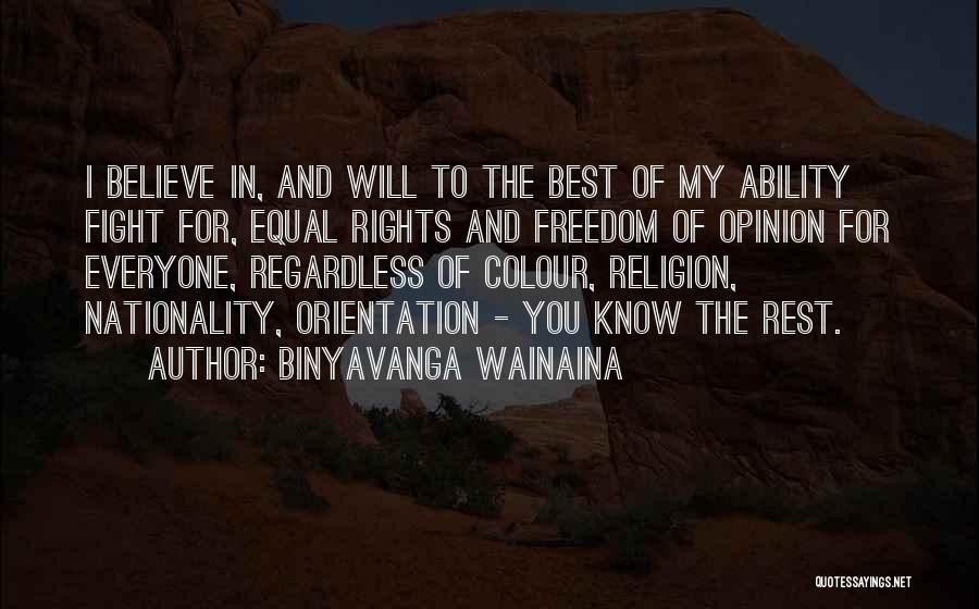 I Believe In My Ability Quotes By Binyavanga Wainaina