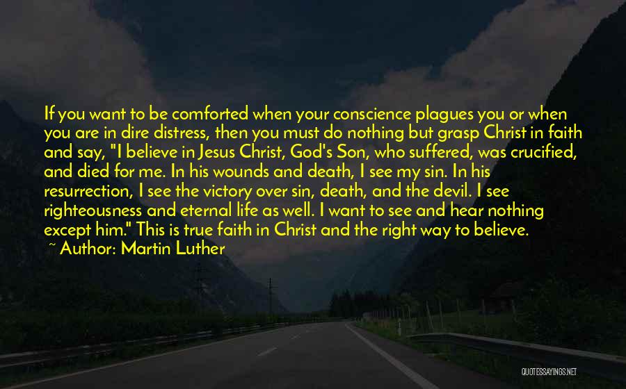 I Believe In You Jesus Quotes By Martin Luther