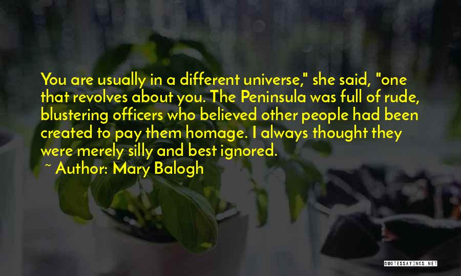 I Believed You Were Different Quotes By Mary Balogh