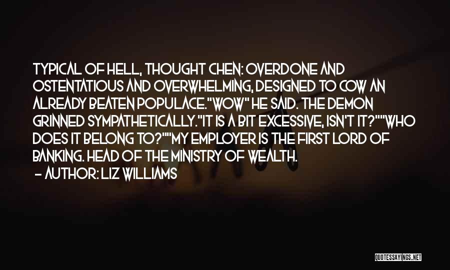 I Belong To You Lord Quotes By Liz Williams