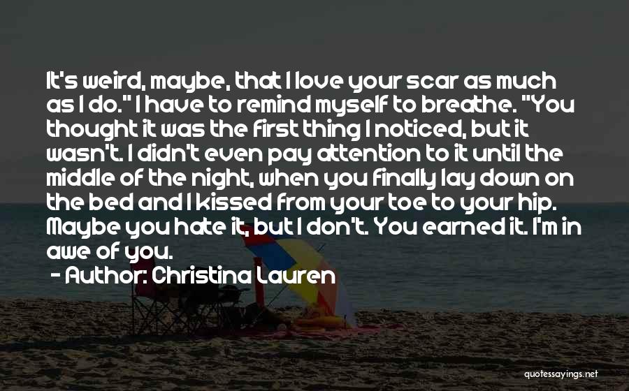 I Breathe Your Love Quotes By Christina Lauren