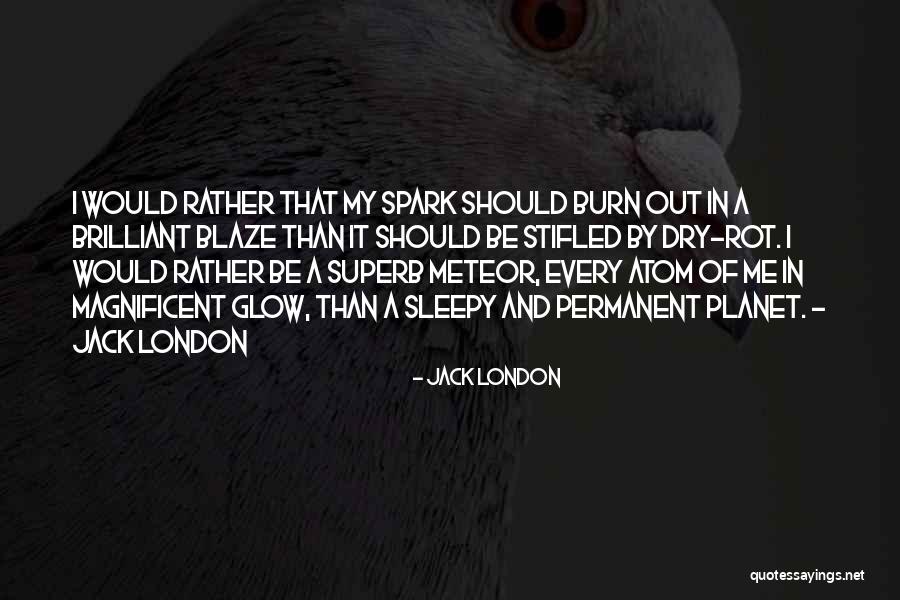 I Burn Quotes By Jack London