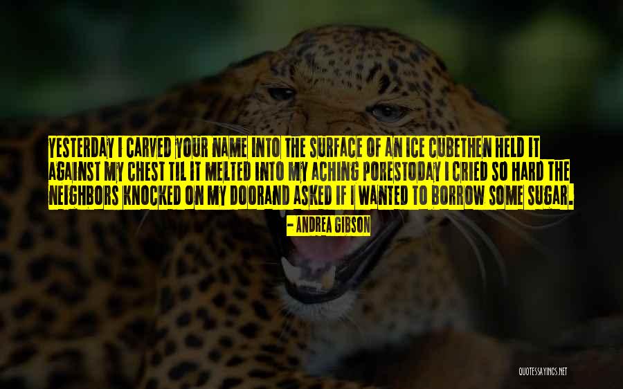 I C E Cube Quotes By Andrea Gibson I C E Cube Quotes By Andrea Gibson