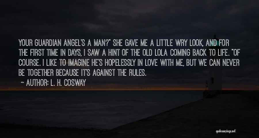 I Can Be Your Angel Quotes By L. H. Cosway