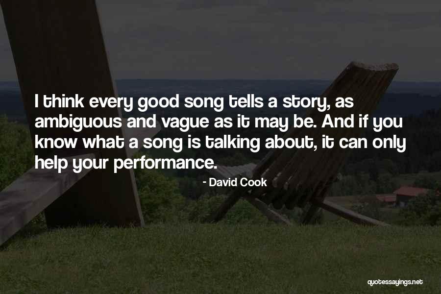 I Can Cook Quotes By David Cook