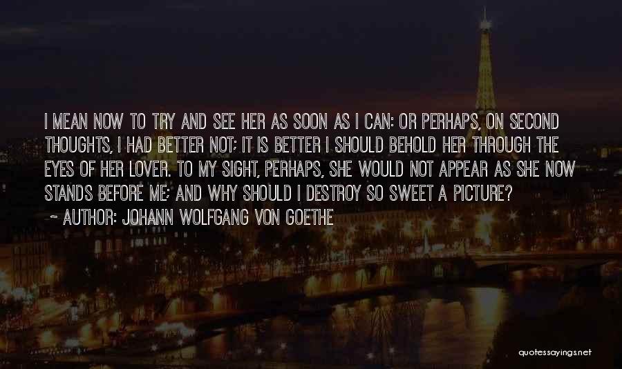 I Can Destroy Quotes By Johann Wolfgang Von Goethe