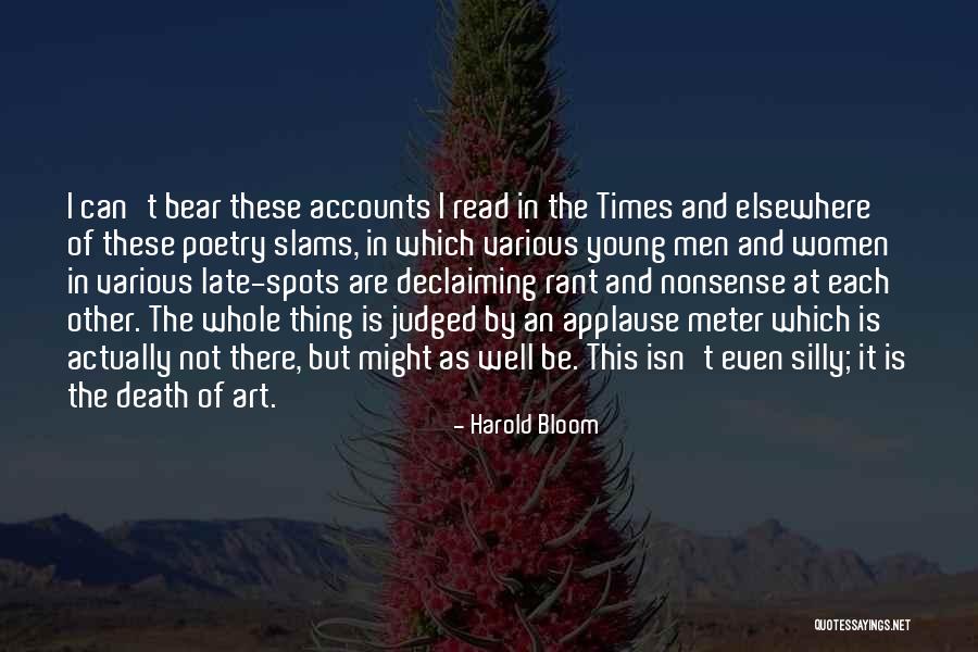 I Can Even Quotes By Harold Bloom I Can Even Quotes By Harold Bloom