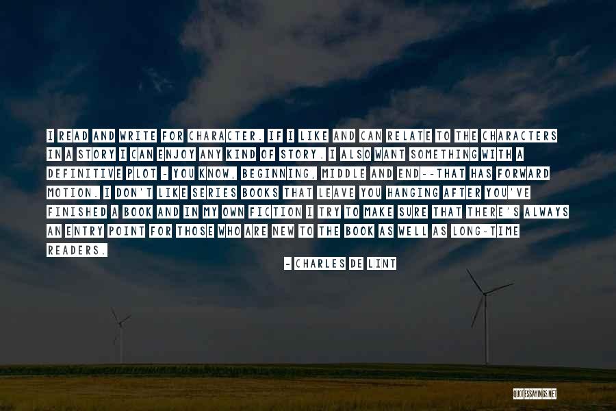I Can I Will End Of Story Quotes By Charles De Lint I Can I Will End Of Story Quotes By Charles De Lint