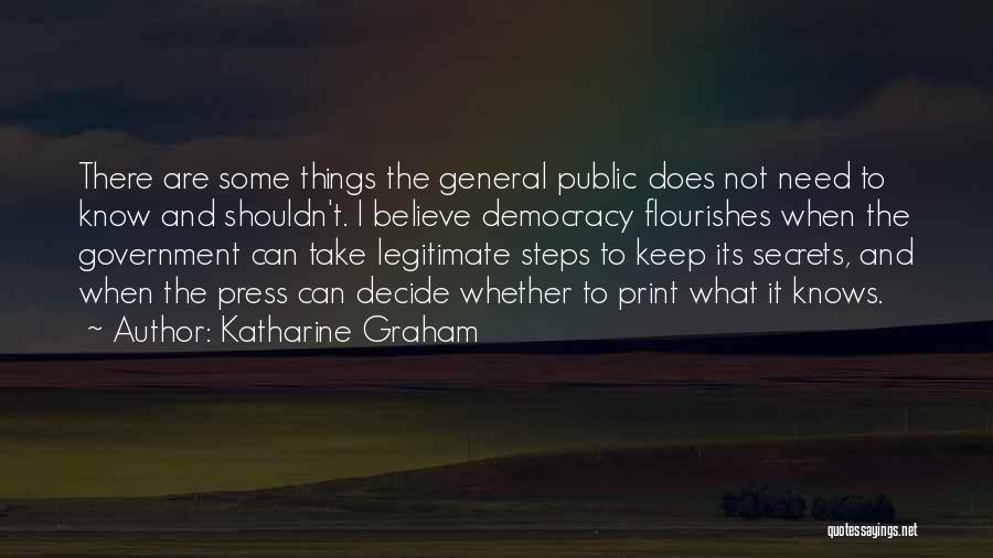 I Can Keep Secrets Quotes By Katharine Graham