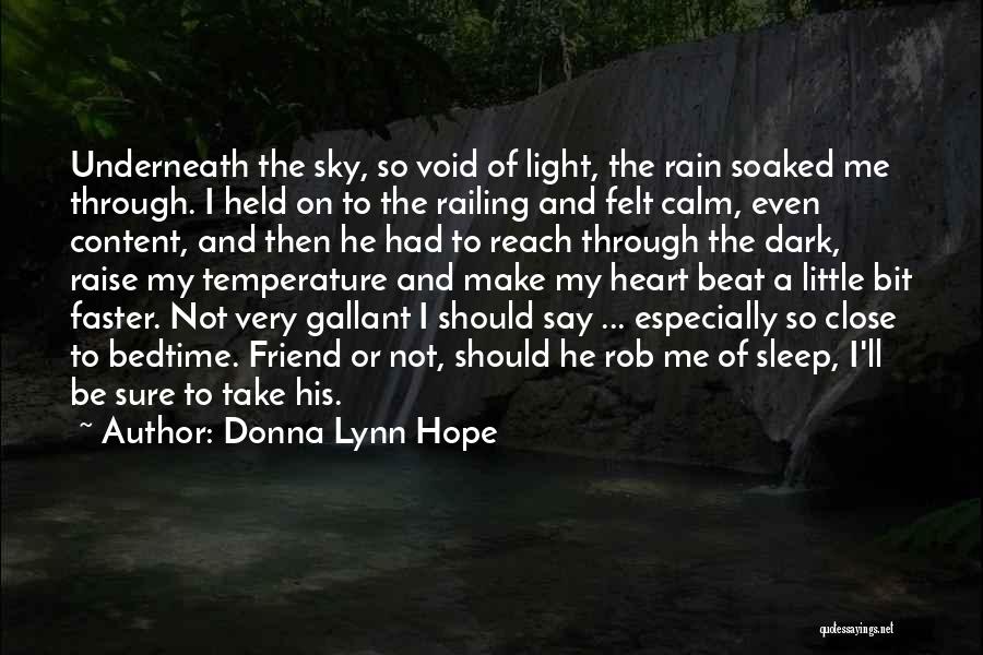 I Can Make It Through The Rain Quotes By Donna Lynn Hope