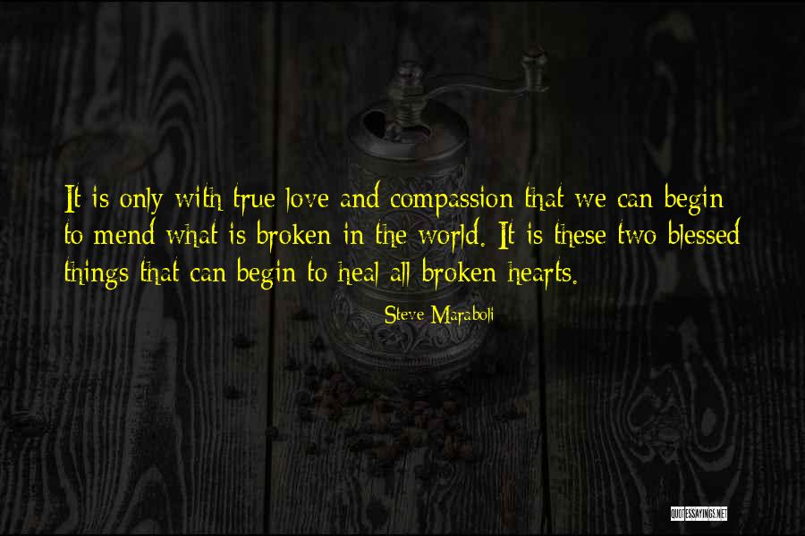 I Can Mend Your Broken Heart Quotes By Steve Maraboli I Can Mend Your Broken Heart Quotes By Steve Maraboli