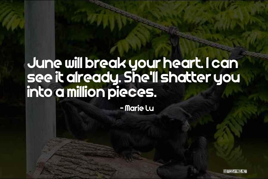 I Can See Your Heart Quotes By Marie Lu