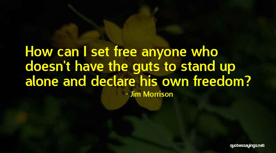 I Can Stand Alone Quotes By Jim Morrison