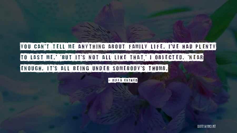 I Can Tell You Anything Quotes By Willa Cather