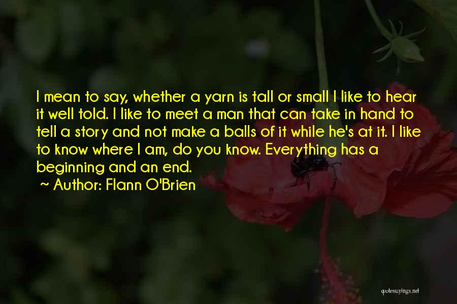 I Can Tell You Everything Quotes By Flann O'Brien