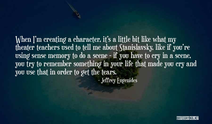 I Can't Cry No More Quotes By Jeffrey Eugenides