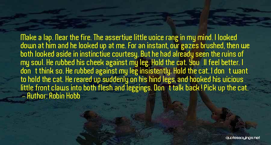 I Cant Feel My Legs Quotes By Robin Hobb