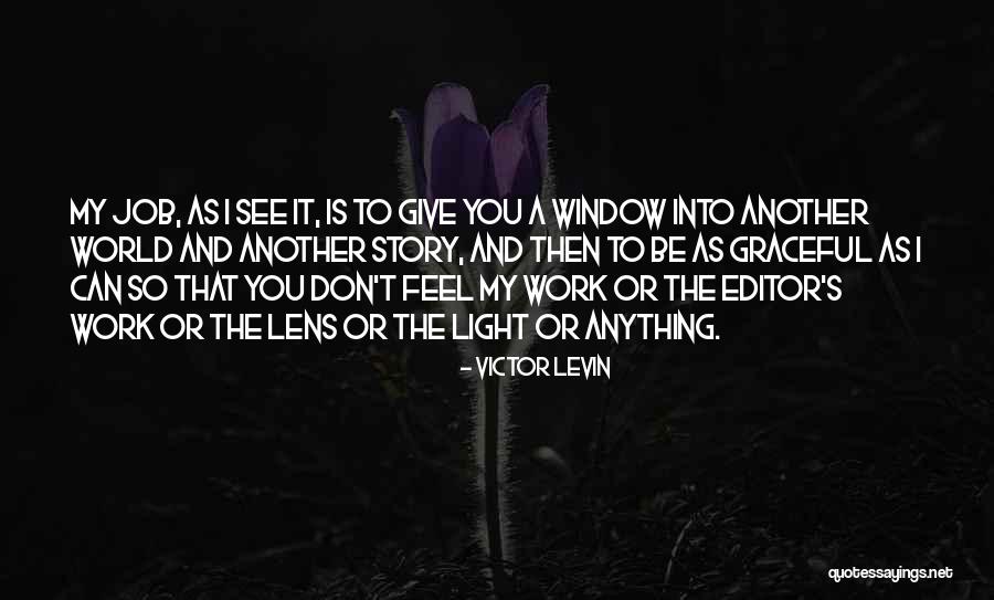 I Can't Give You The World Quotes By Victor Levin