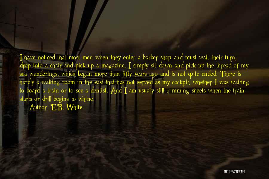 I Can't Hardly Wait Quotes By E.B. White