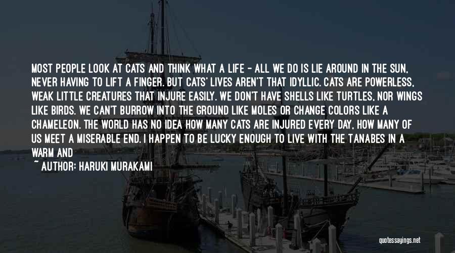 I Can't Live A Lie Quotes By Haruki Murakami