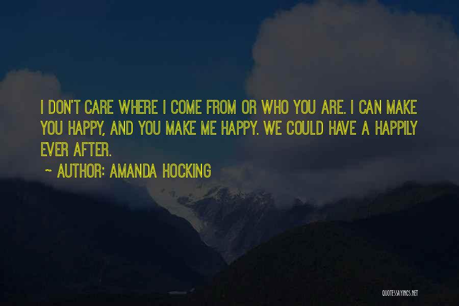 I Can't Make You Care Quotes By Amanda Hocking