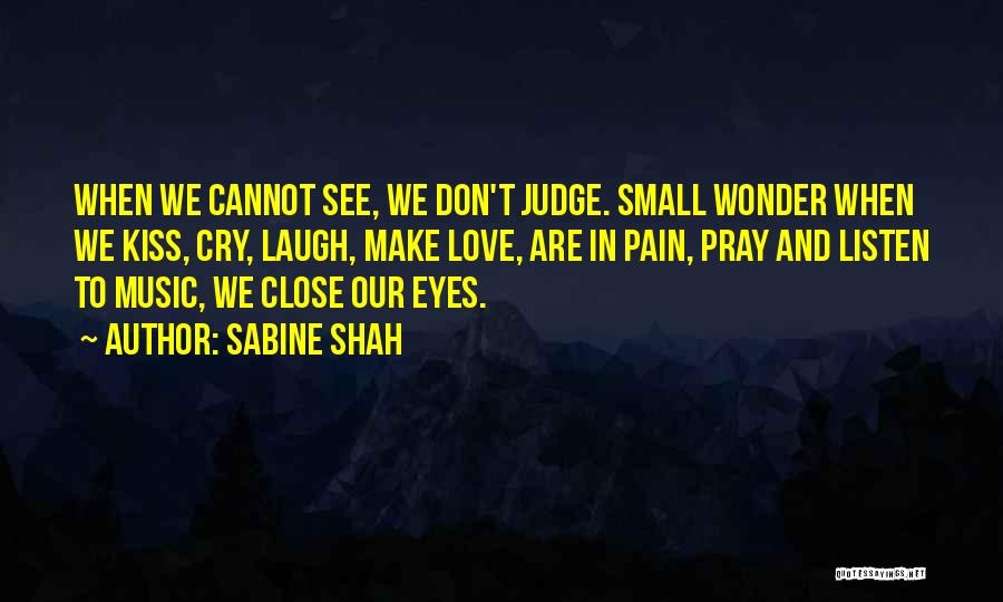 I Cant See U Cry Quotes By Sabine Shah