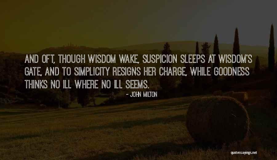 I Can't Sleep Thinking Of You Quotes By John Milton