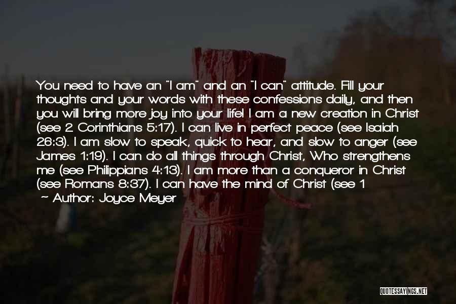 I Can't Speak My Mind Quotes By Joyce Meyer