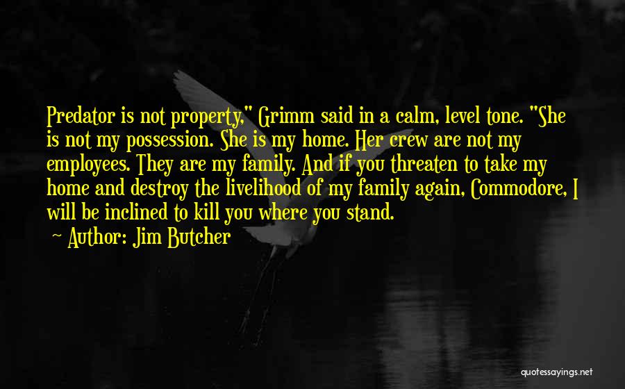 I Can't Stand My Family Quotes By Jim Butcher