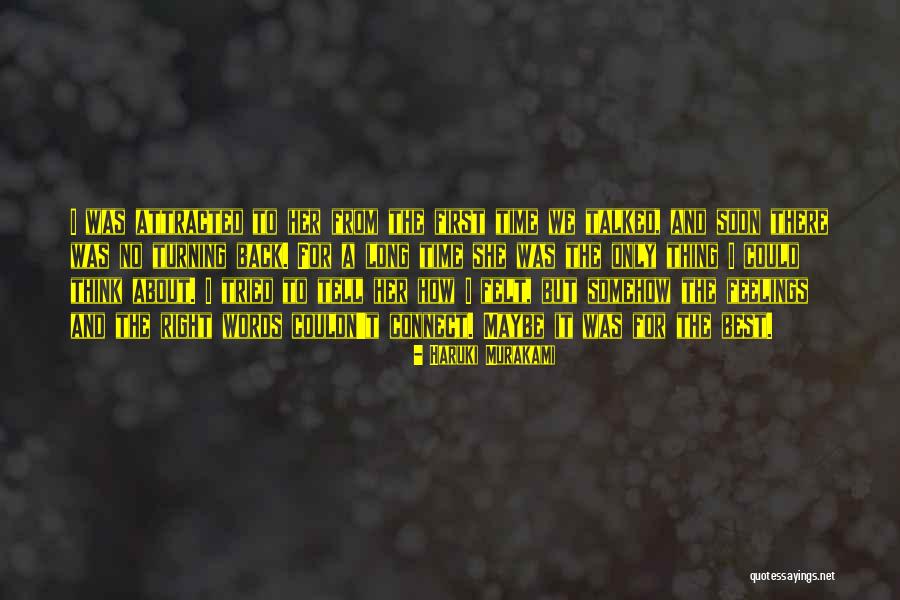 I Can't Tell You My Feelings Quotes By Haruki Murakami