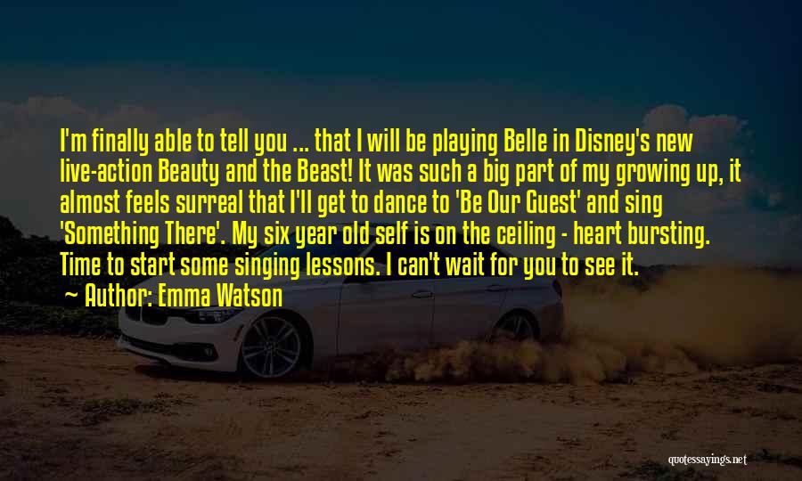 I Can't Wait Quotes By Emma Watson