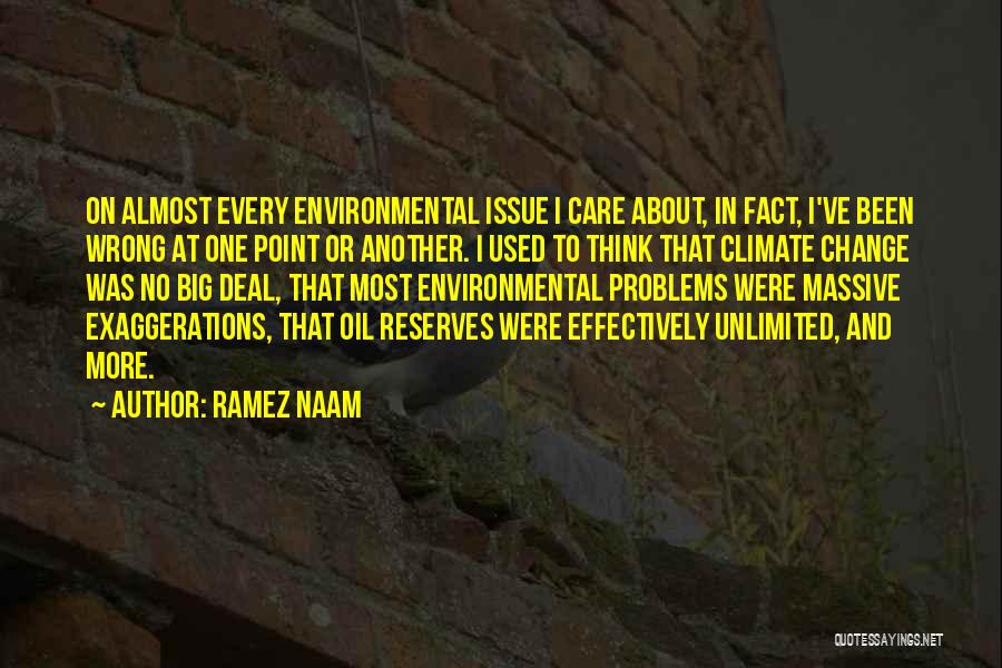 I Care No More Quotes By Ramez Naam