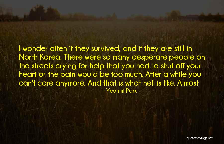 I Care Too Much Quotes By Yeonmi Park I Care Too Much Quotes By Yeonmi Park