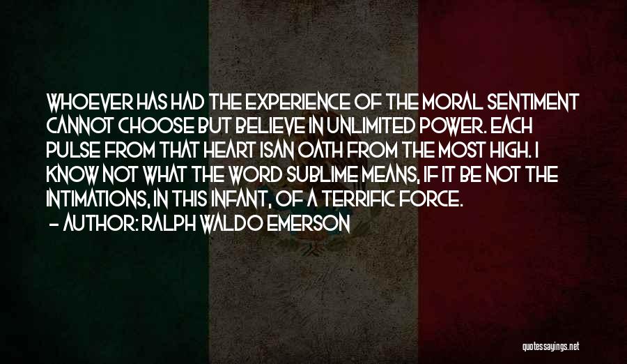 I Choose God Quotes By Ralph Waldo Emerson