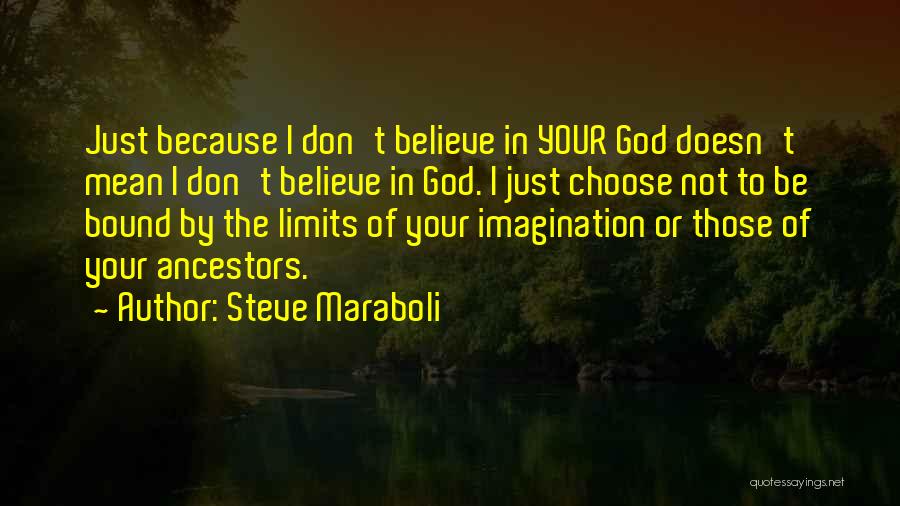 I Choose God Quotes By Steve Maraboli