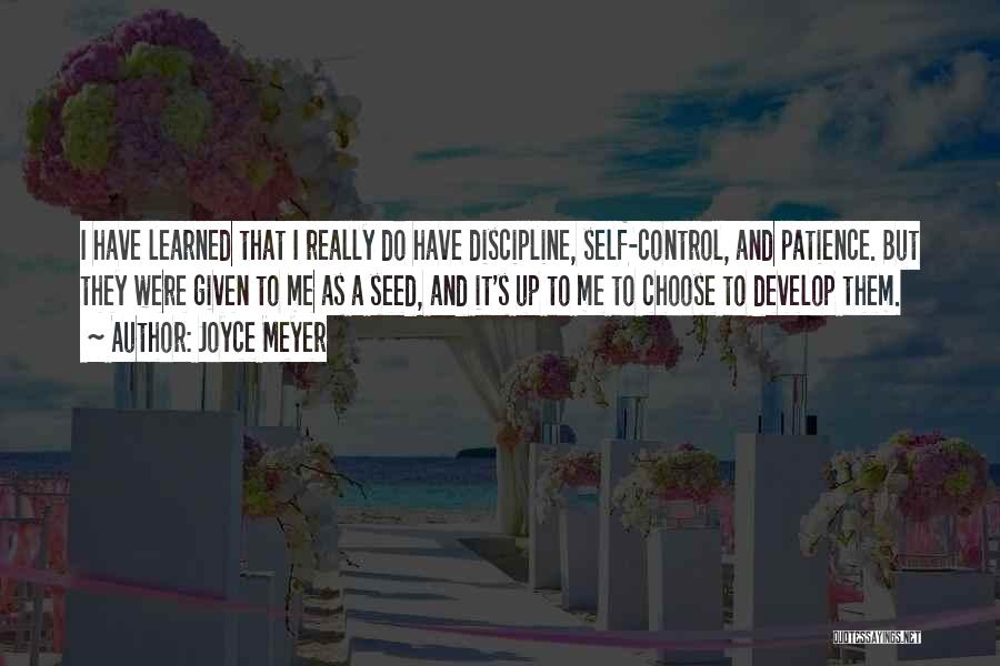 I Choose Me Quotes By Joyce Meyer