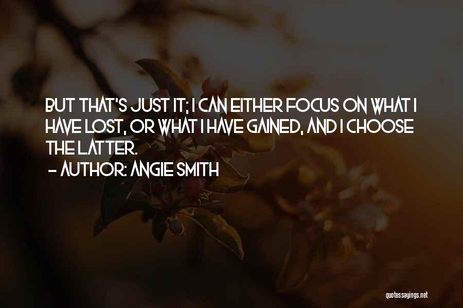 I Choose Quotes By Angie Smith