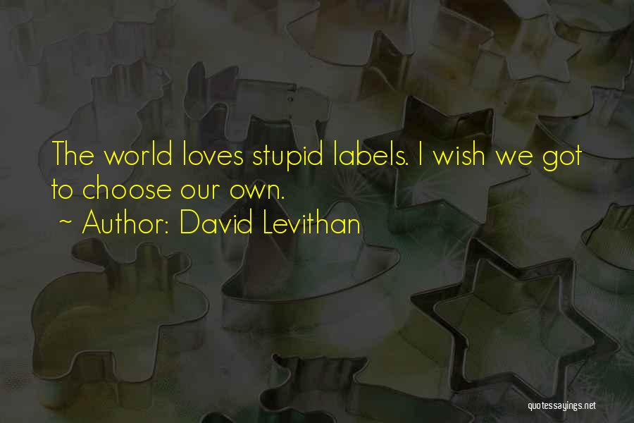 I Choose Quotes By David Levithan