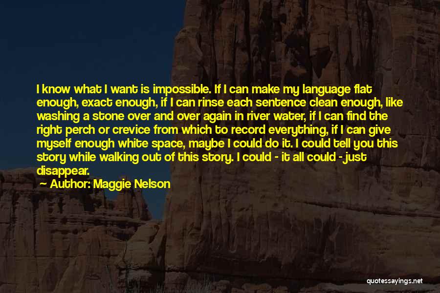 I Could Disappear Quotes By Maggie Nelson