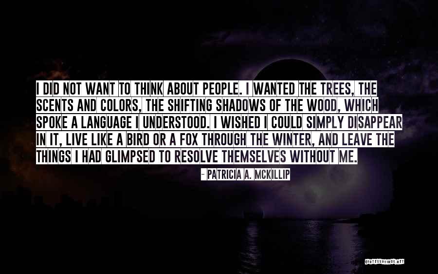 I Could Disappear Quotes By Patricia A. McKillip