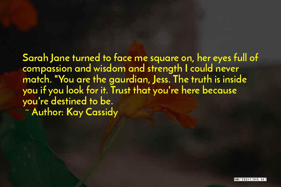 I Could Never Trust You Quotes By Kay Cassidy