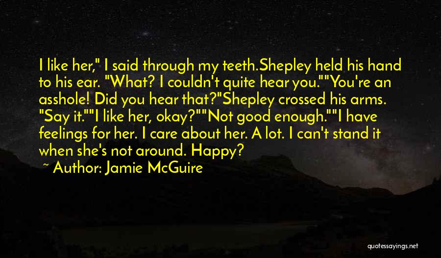 I Couldn't Care Less About You Quotes By Jamie McGuire