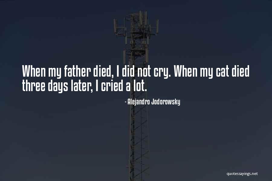 I Cry A Lot Quotes By Alejandro Jodorowsky