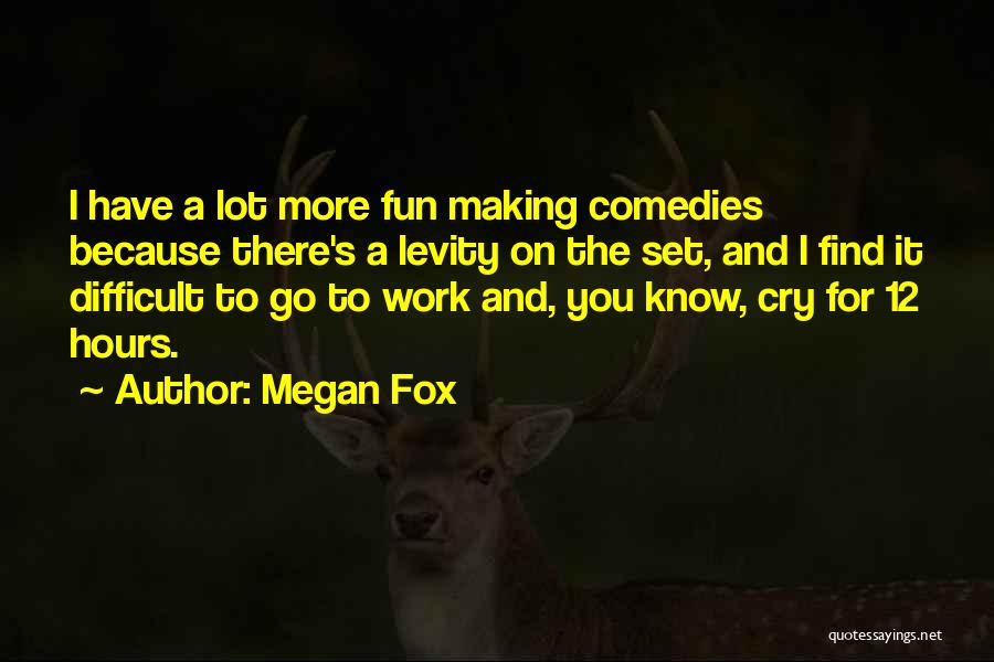 I Cry Because Quotes By Megan Fox