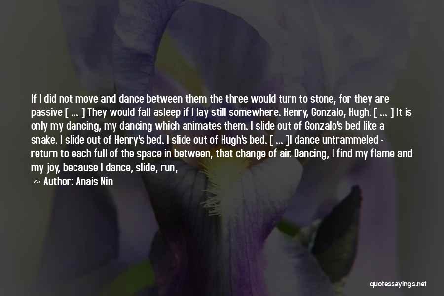 I Dance Because Quotes By Anais Nin