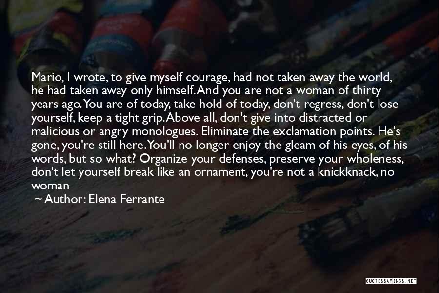 I Destroyed Myself Quotes By Elena Ferrante